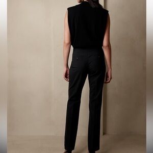 Logan Bootcut Wool-blend Pants Banana Republic